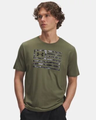 Camiseta con estampado de la bandera Freedom