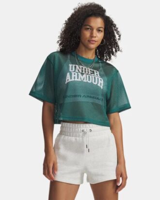Camiseta corta de fútbol americano de malla