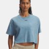 Camiseta corta oversize con logo lavado Camiseta corta oversize con logo lavado