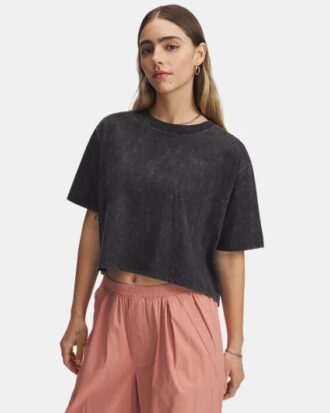 Camiseta corta y holgada Boxy Crop Wash