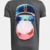 Camiseta de manga corta con efecto burbuja y estampado de béisbol