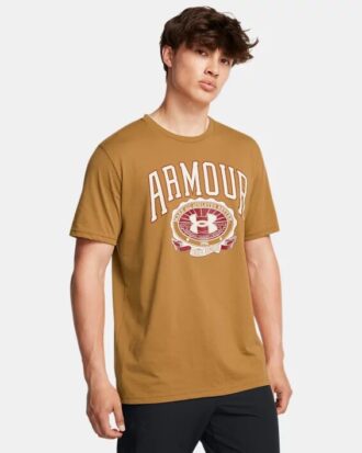 Camiseta de manga corta con escudo universitario