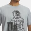 Camiseta de manga corta con ilustración de bulldog