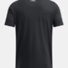 Camiseta de manga corta con letras de béisbol desgastadas