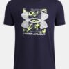 Camiseta de manga corta con logo y estampado de camuflaje