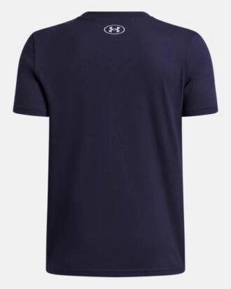 Camiseta de manga corta con logo y estampado de camuflaje