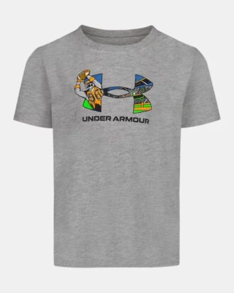 Camiseta de manga corta con logotipo de fútbol para niños pequeños Camiseta de manga corta con logotipo de fútbol para niños pequeños