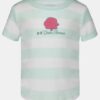 Camiseta de manga corta con rayas de rugby para niños pequeños Camiseta de manga corta con rayas de rugby para niños pequeños