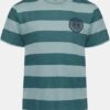 Camiseta de manga corta con rayas estampadas para niños pequeños Camiseta de manga corta con rayas estampadas para niños pequeños