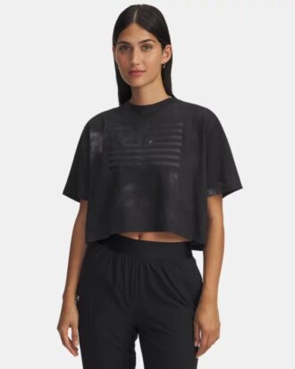 Camiseta de manga corta Freedom Crop