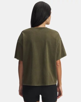 Camiseta de manga corta gruesa con lavado cuadrado