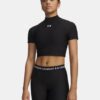 Camiseta de manga corta HeatGear® Crop Mock Camiseta de manga corta HeatGear® Crop Mock