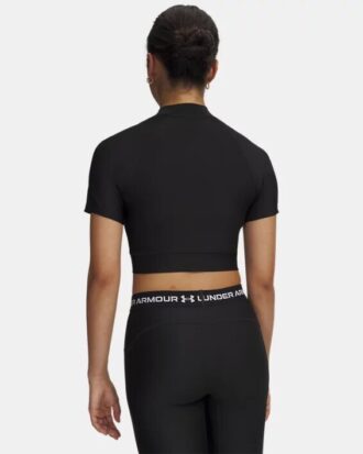 Camiseta de manga corta HeatGear® Crop Mock