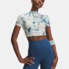Camiseta de manga corta HeatGear® Printed Crop Mock Camiseta de manga corta HeatGear® Printed Crop Mock
