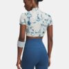 Camiseta de manga corta HeatGear® Printed Crop Mock Camiseta de manga corta HeatGear® Printed Crop Mock