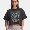 Camiseta de manga corta Heavyweight Dusk to Dawn Crop