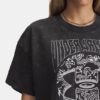 Camiseta de manga corta Heavyweight Dusk to Dawn Crop