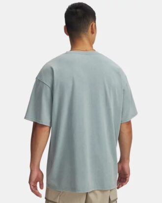 Camiseta de manga corta oversize de peso pesado para deportistas