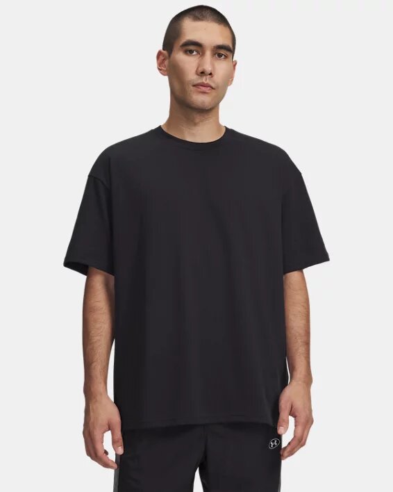 Camiseta de manga corta oversize de tejido grueso Camiseta de manga corta oversize de tejido grueso