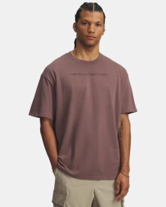 Camiseta de manga corta oversize de tejido grueso Running Shoe
