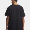 Camiseta de manga corta pesada con logotipo UA bordado para hombre Camiseta de manga corta pesada con logotipo UA bordado para hombre