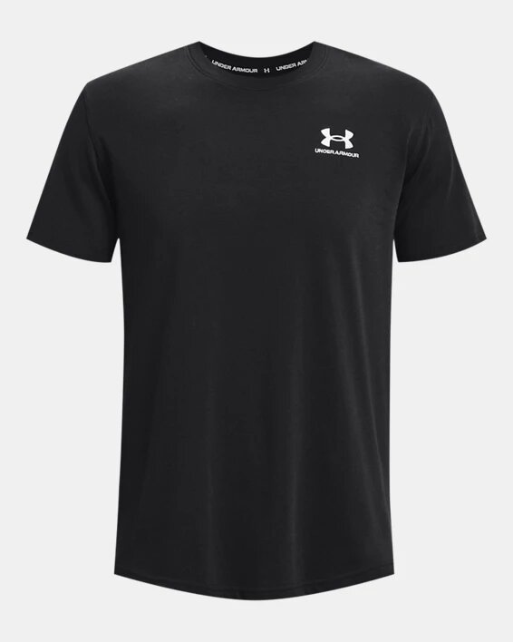 Camiseta de manga corta pesada con logotipo UA bordado para hombre Camiseta de manga corta pesada con logotipo UA bordado para hombre