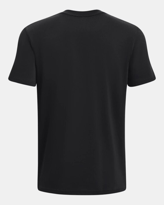Camiseta de manga corta pesada con logotipo UA bordado para hombre Camiseta de manga corta pesada con logotipo UA bordado para hombre