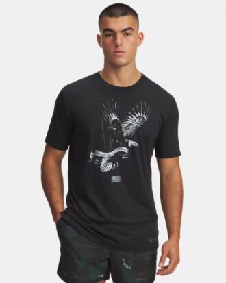 Camiseta de manga corta Project Rock Veterans Day Eagle
