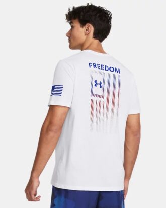 Camiseta Freedom Flag Gradient