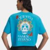 Camiseta Icon Boxy Crop Day Of The Dead Heavyweight de manga corta