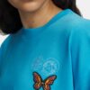 Camiseta Icon Boxy Crop Day Of The Dead Heavyweight de manga corta