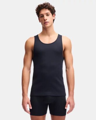 Camiseta interior sin mangas de algodón de alto rendimiento, 2 unidades