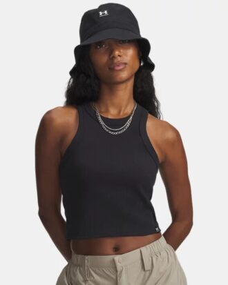Camiseta sin mangas acanalada