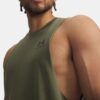 Camiseta sin mangas con corte en el pecho izquierdo Camiseta sin mangas con corte en el pecho izquierdo