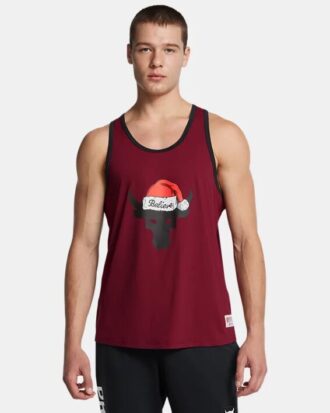 Camiseta sin mangas Project Rock Red One Iso-Chill