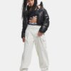 Chaqueta acolchada de cuero Latitude Chaqueta acolchada de cuero Latitude