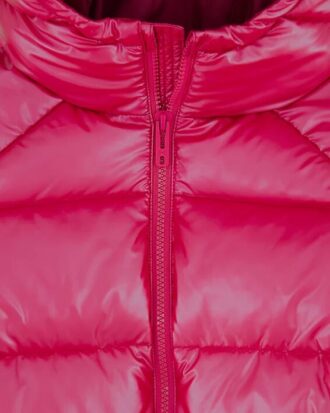 Chaqueta bomber acolchada metalizada