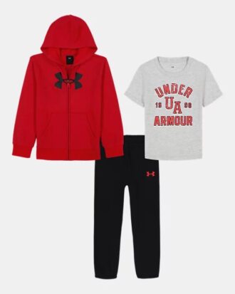 Conjunto de 3 piezas con sudadera con capucha para bebé Rival