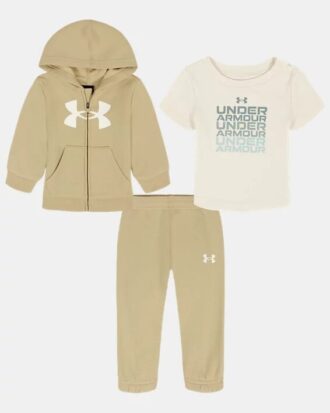 Conjunto de 3 piezas con sudadera con capucha Rival para recién nacidos