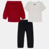 Conjunto de 3 piezas con sudadera con capucha Rival para recién nacidos