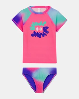 Conjunto de camiseta de manga corta y bikini
