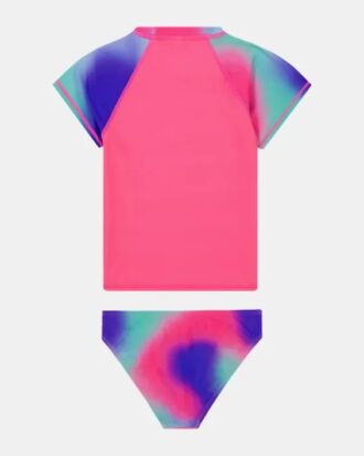 Conjunto de camiseta de manga corta y bikini