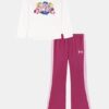 Conjunto de camiseta de manga larga con rayas laterales y pantalones de yoga Conjunto de camiseta de manga larga con rayas laterales y pantalones de yoga