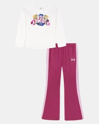 Conjunto de camiseta de manga larga con rayas laterales y pantalones de yoga Conjunto de camiseta de manga larga con rayas laterales y pantalones de yoga