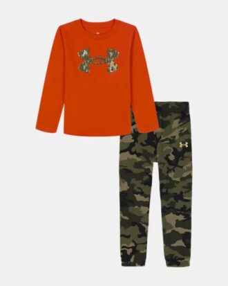 Conjunto de camiseta de manga larga y pantalones de chándal para bebé con logotipo Camp