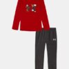 Conjunto de camiseta de manga larga y pantalones de chándal para niños pequeños con logotipo multideporte Conjunto de camiseta de manga larga y pantalones de chándal para niños pequeños con logotipo multideporte