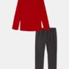 Conjunto de camiseta de manga larga y pantalones de chándal para niños pequeños con logotipo multideporte Conjunto de camiseta de manga larga y pantalones de chándal para niños pequeños con logotipo multideporte