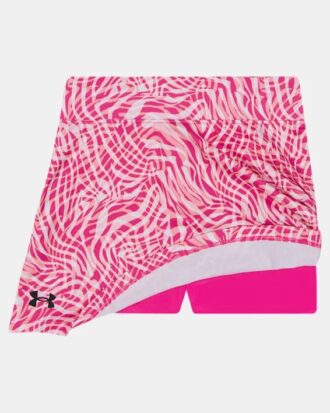 Conjunto de camiseta sin mangas elástica y falda pantalón con logo estampado