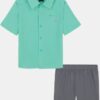 Conjunto de camiseta y pantalones cortos Fish Plain Weave Conjunto de camiseta y pantalones cortos Fish Plain Weave