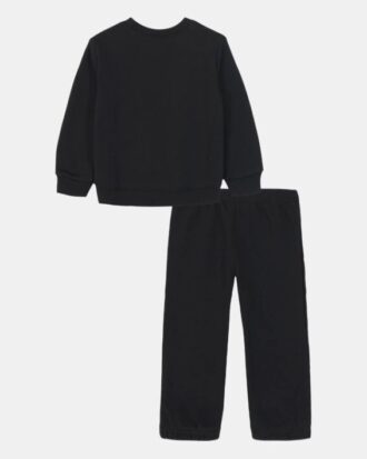 Conjunto de felpa con logo grande para niños pequeños Conjunto de felpa con logo grande para niños pequeños